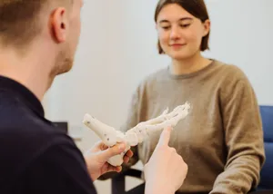 Erklärung der Anatomie eines Fußes